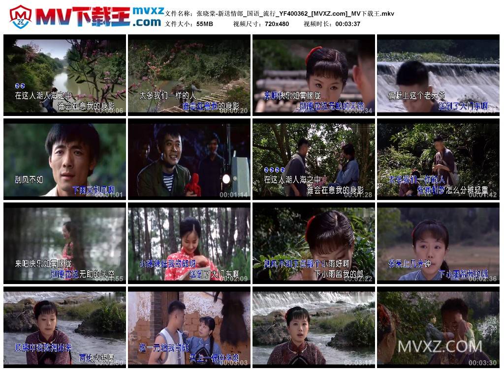 张晓棠-新送情郎_国语_流行_YF400362